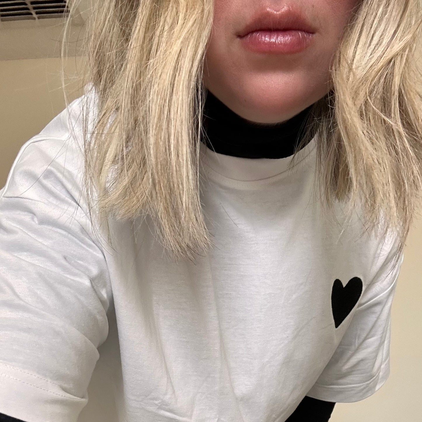 LOVE OVERSIZED EMBROIDERY T-SHIRT