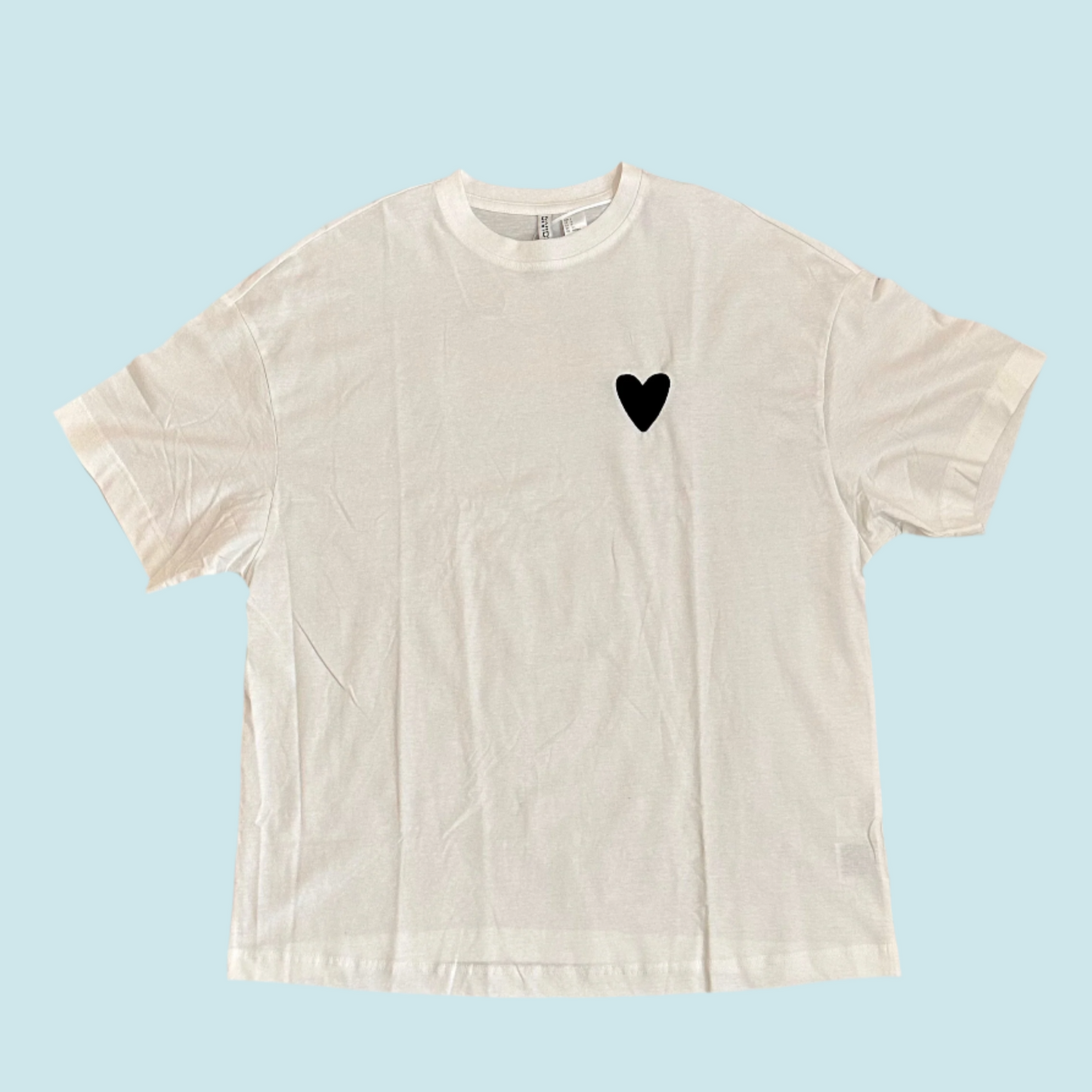 LOVE OVERSIZED EMBROIDERY T-SHIRT