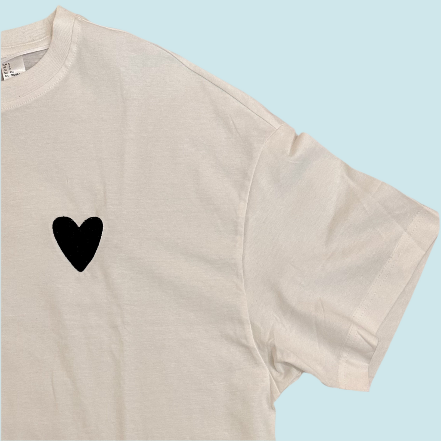 LOVE OVERSIZED EMBROIDERY T-SHIRT
