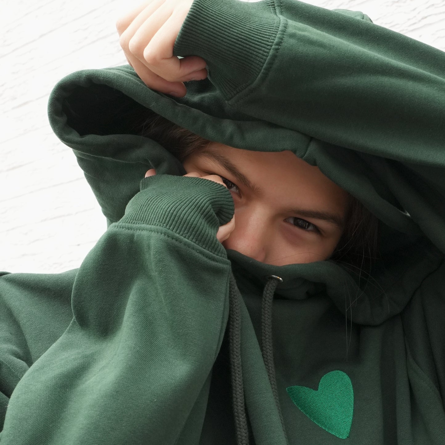 LOVE EMBROIDERY HOODIE
