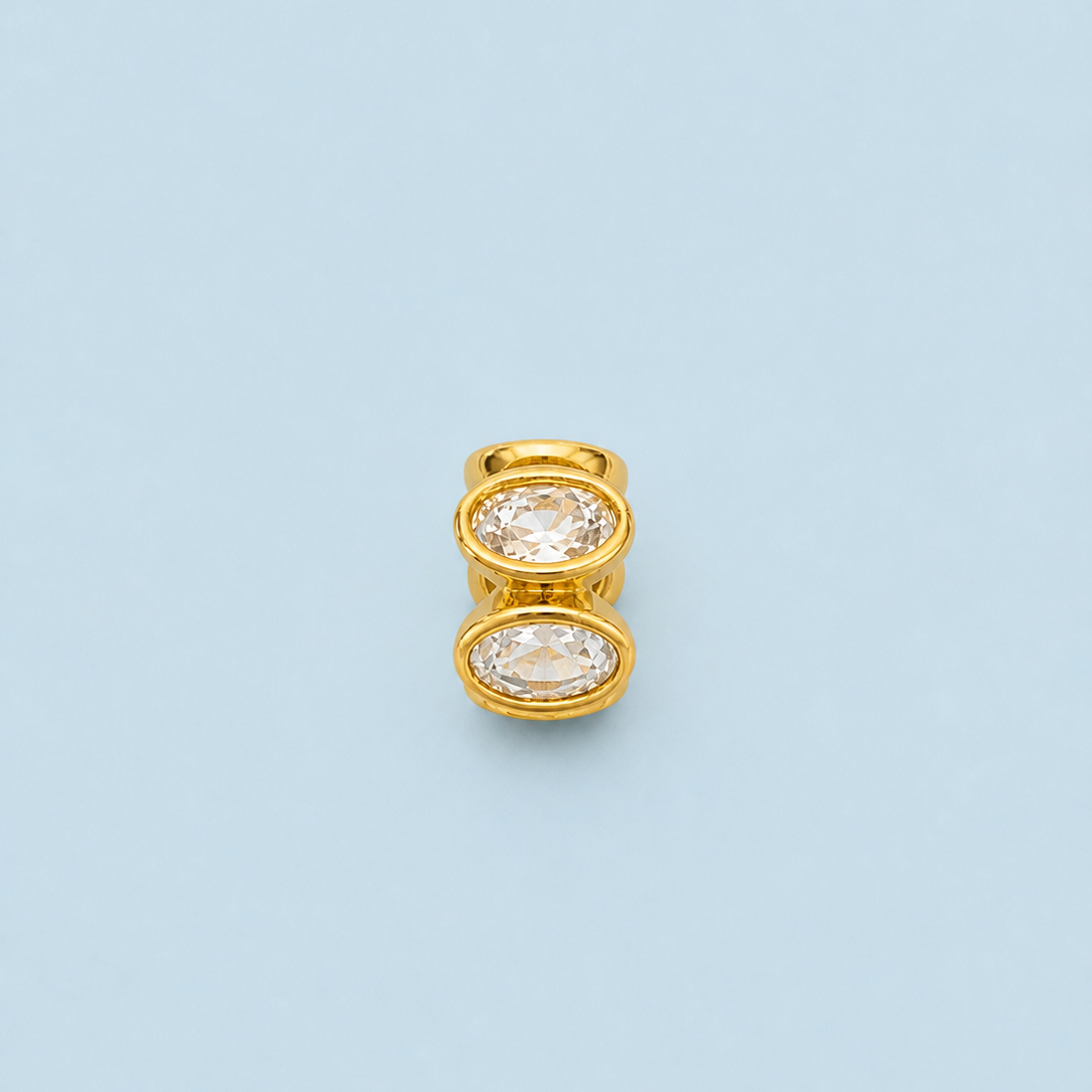 Mini Crystal Baguette Spacer