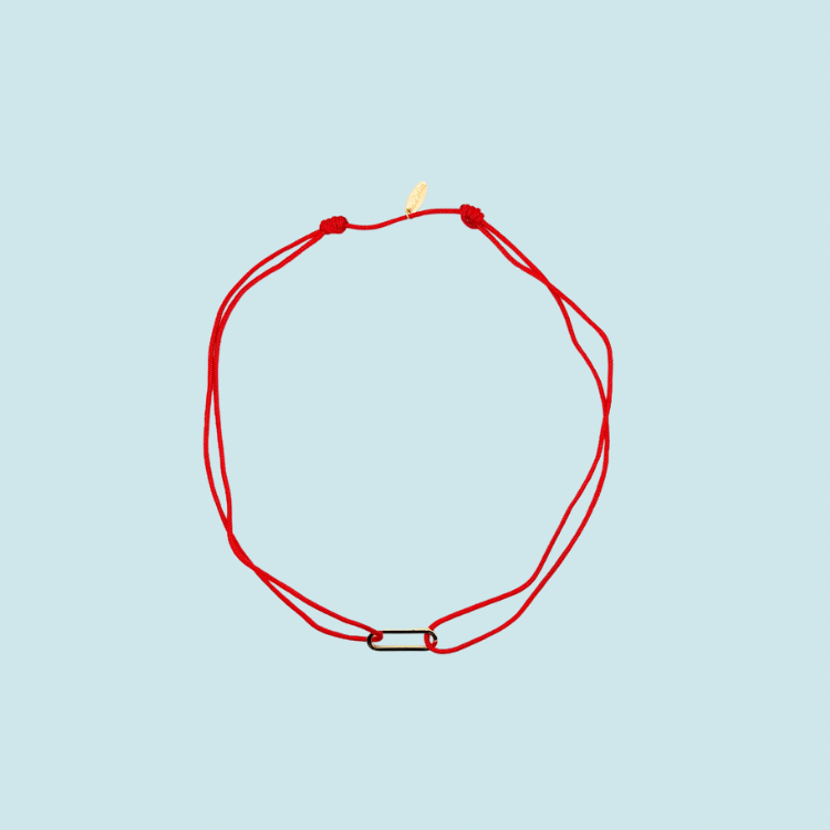 Nylon cord Choker (no charms)