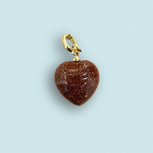 Heart Stone Charms