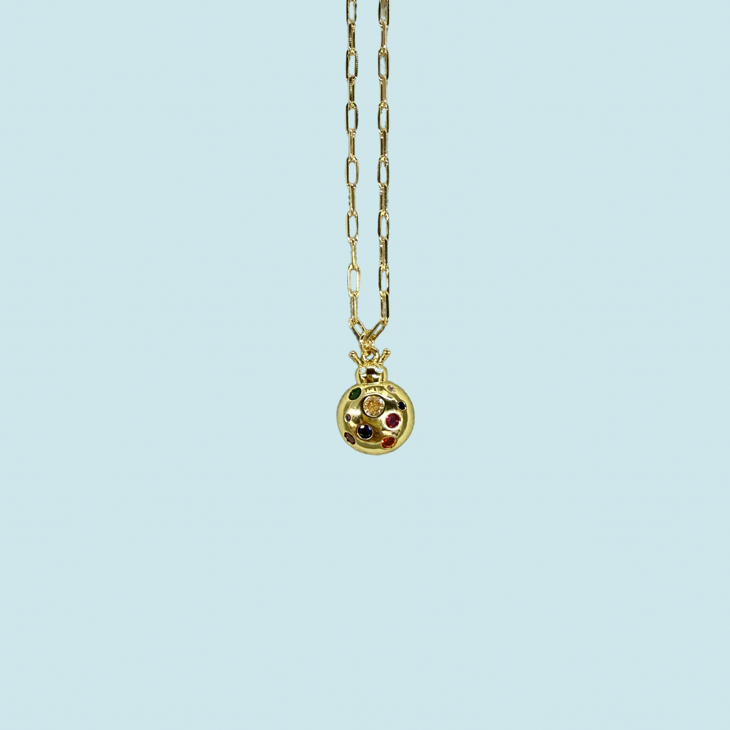 LADY BUG NECKLACE