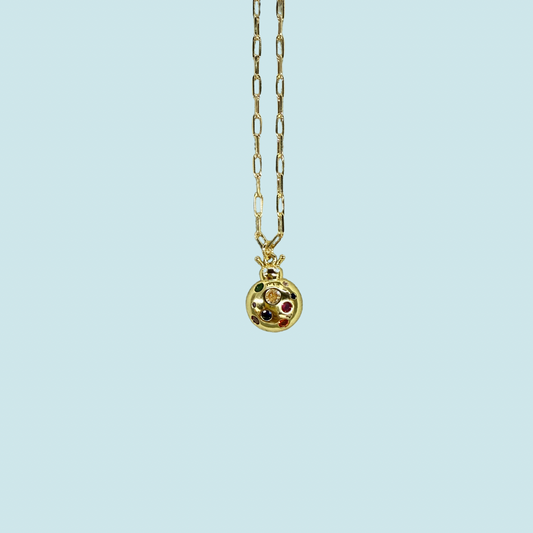 Lady bug necklace