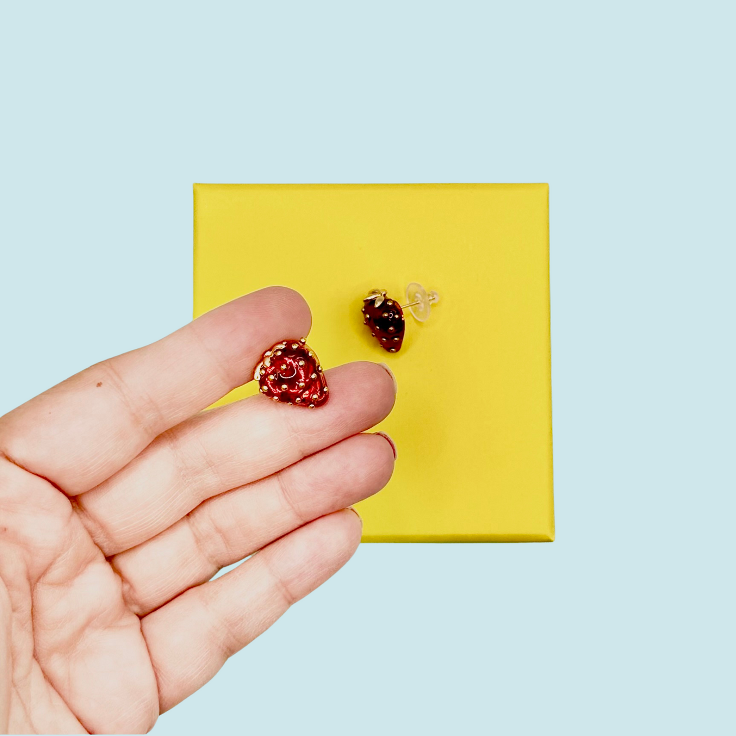 Strawberry earrings