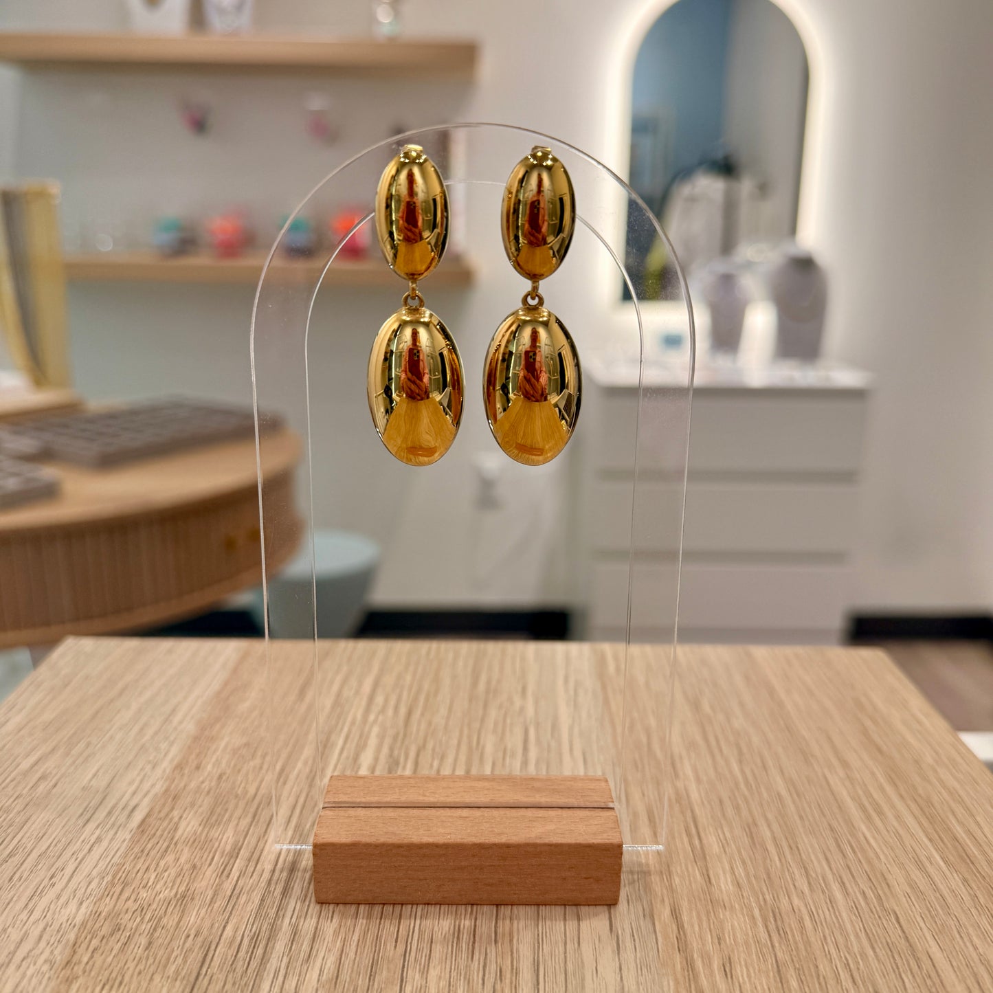 Long drop earring