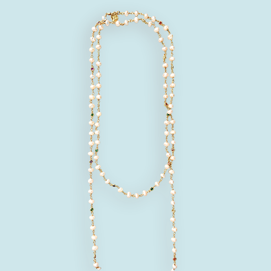 Multicolor Pearl Necklace