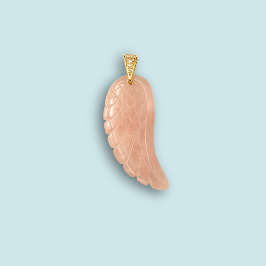 Angel wing charm