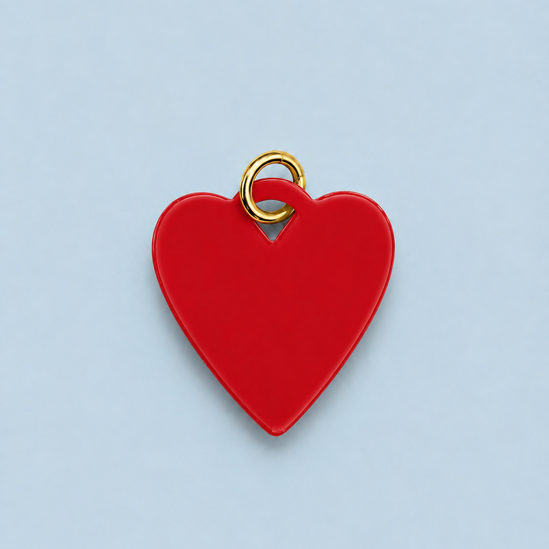 Muy Charm Acrylic Big Heart