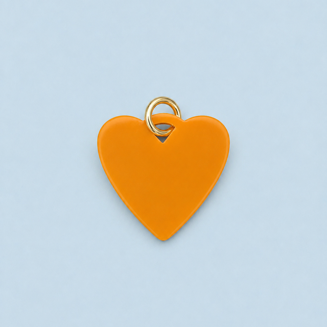 Muy Charm Acrylic Big Heart