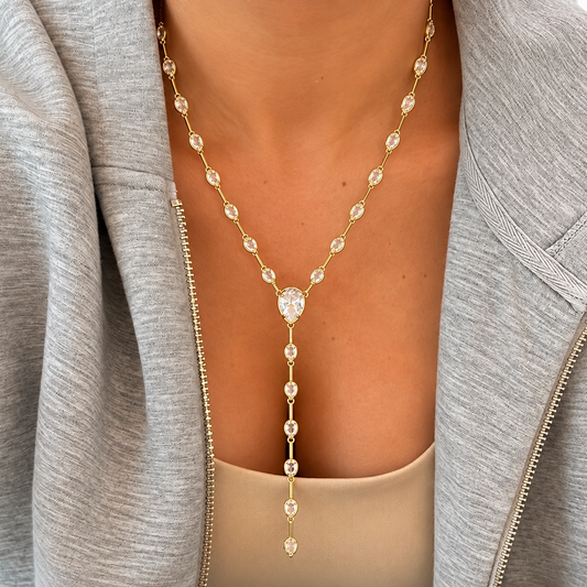 Drop Lariat  Necklace