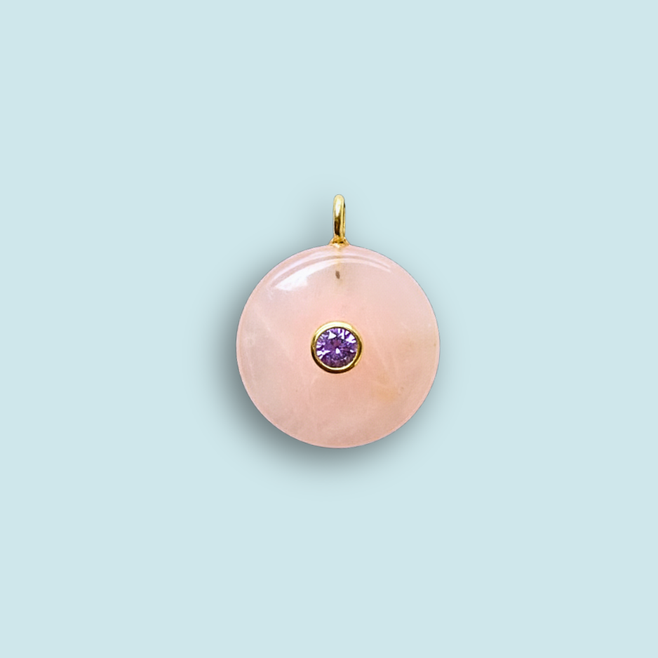 Quartz charm