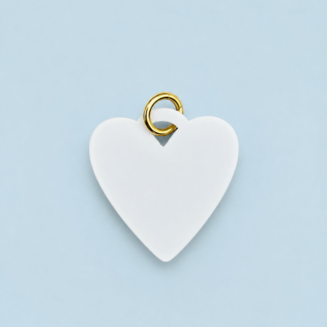 Muy Charm Acrylic Big Heart