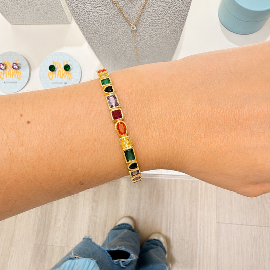 Multicolor Heart bracelet
