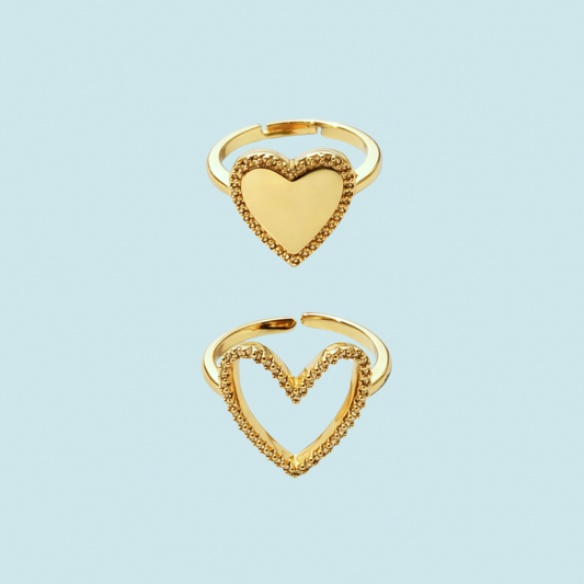 Heart rings