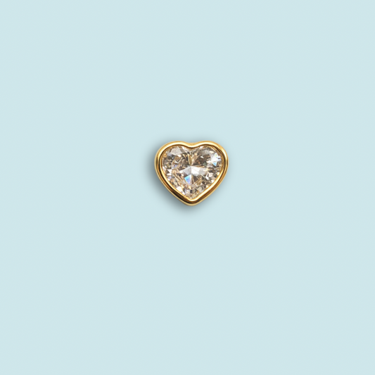 Heart spacer charm