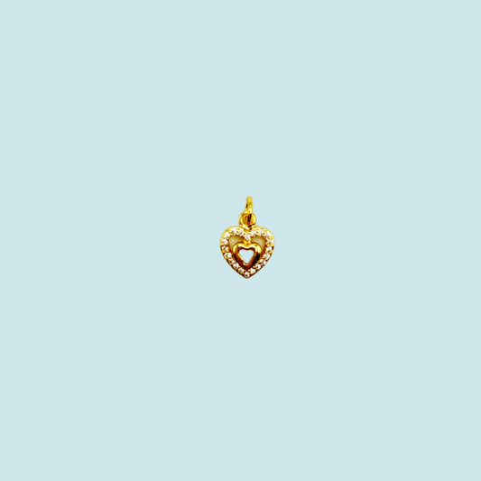 MINI HEART GEMS CHARM