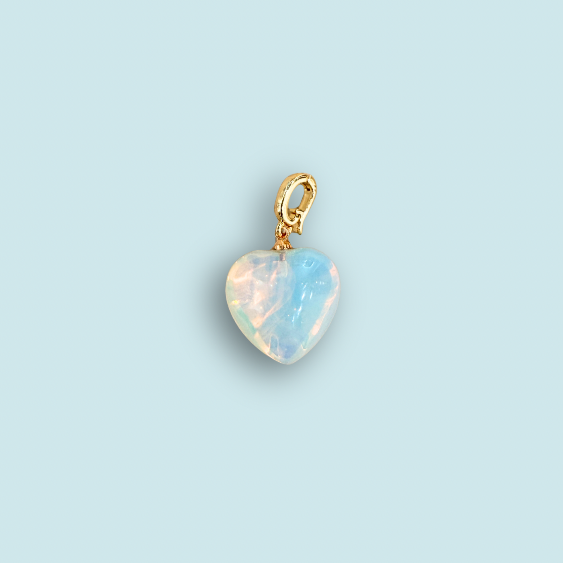 Heart Stone Charms