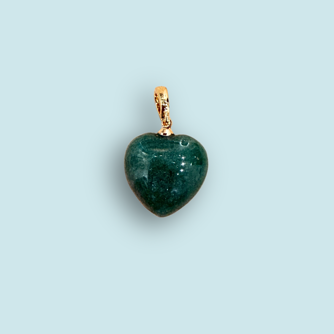 Heart Stone Charms