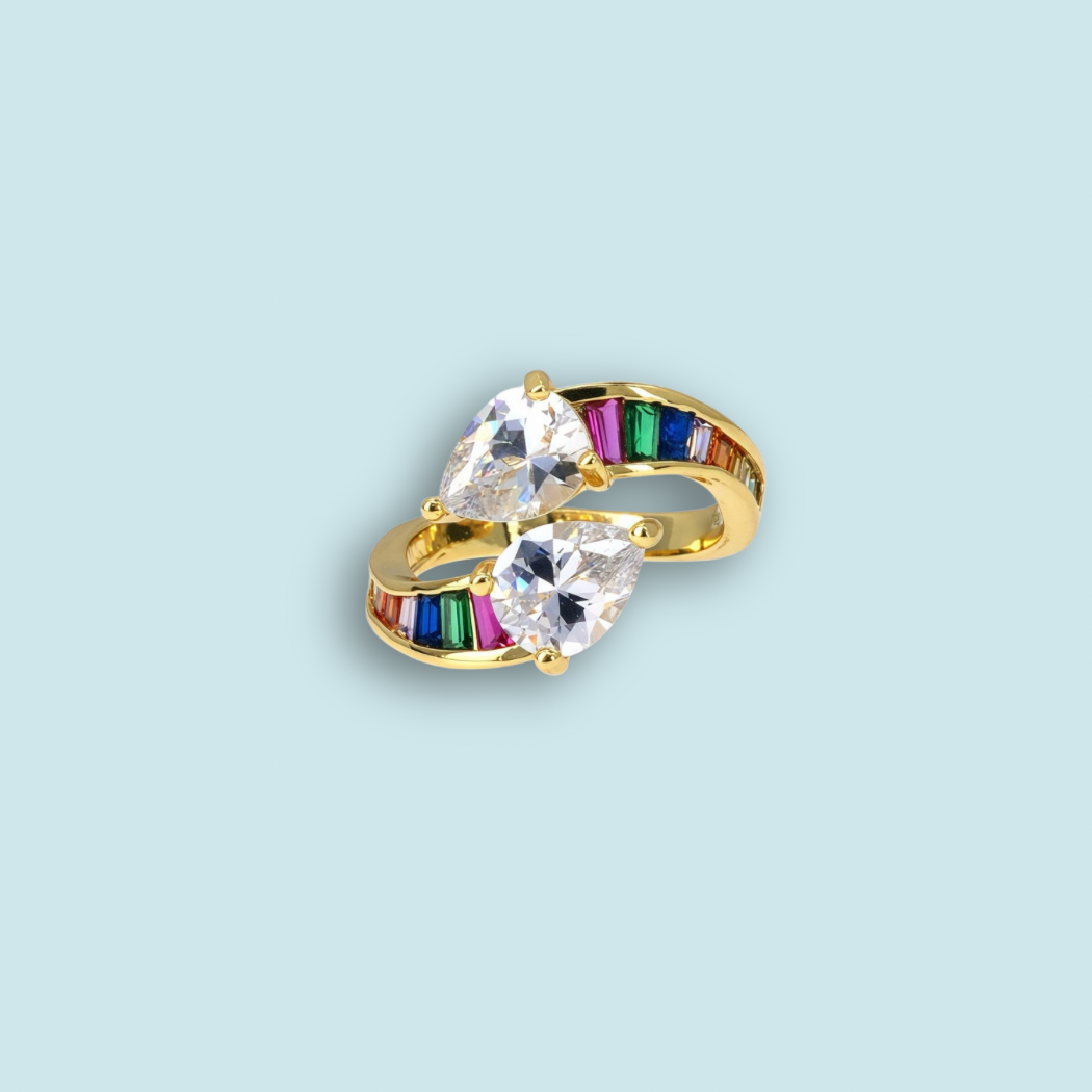 Multicolor Stones Ring