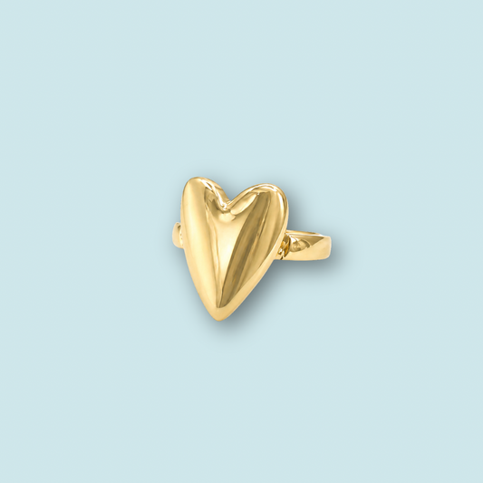 Flat Heart Ring