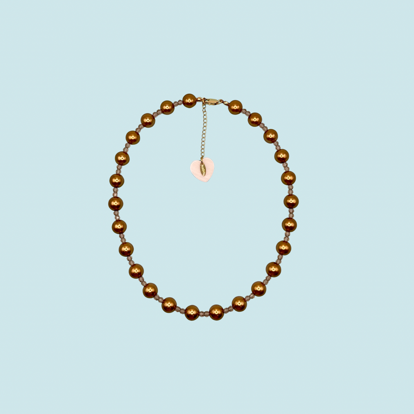 GOLDEN VIBES PEARL NECKLACE