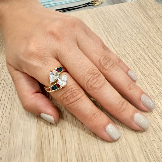 Multicolor Stones Ring