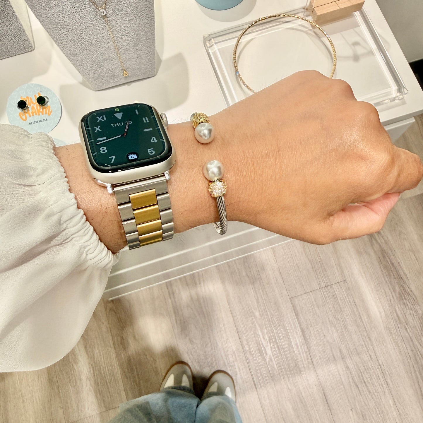 Silver Cable Bracelet