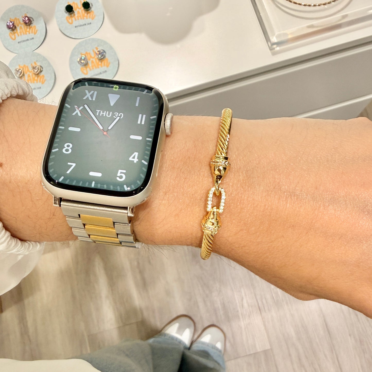 Shiny Cable Bracelet