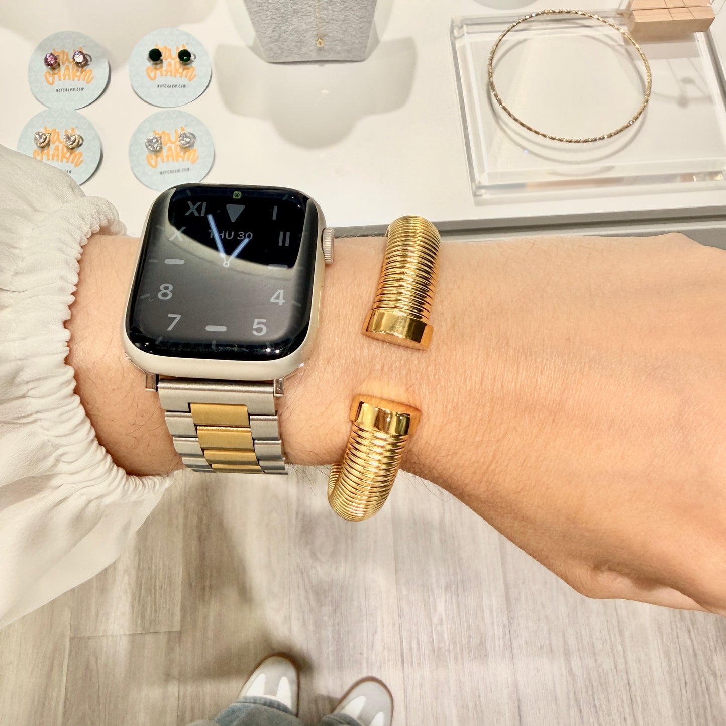 Open Gold Bracelet