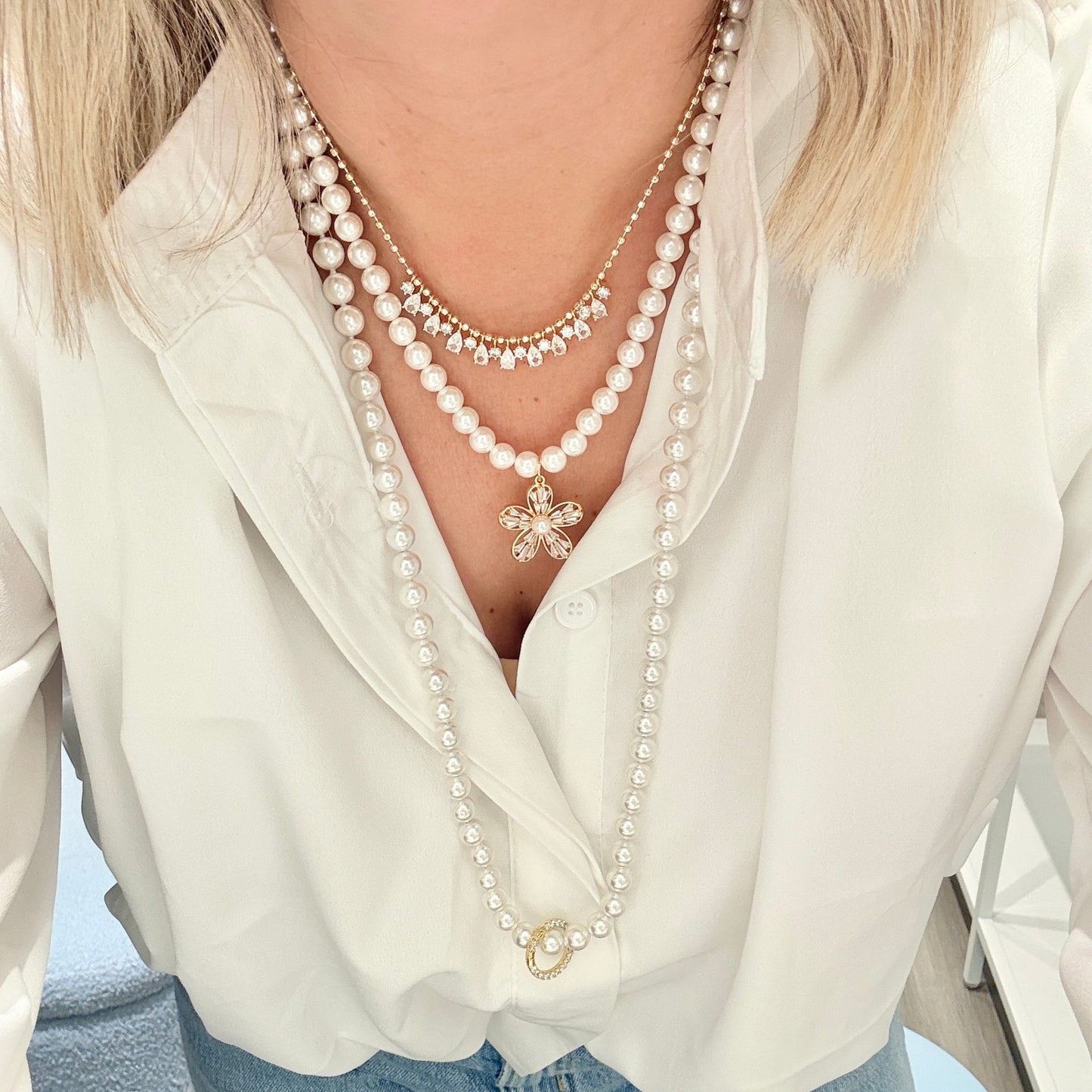 Teodora Pearl Necklace