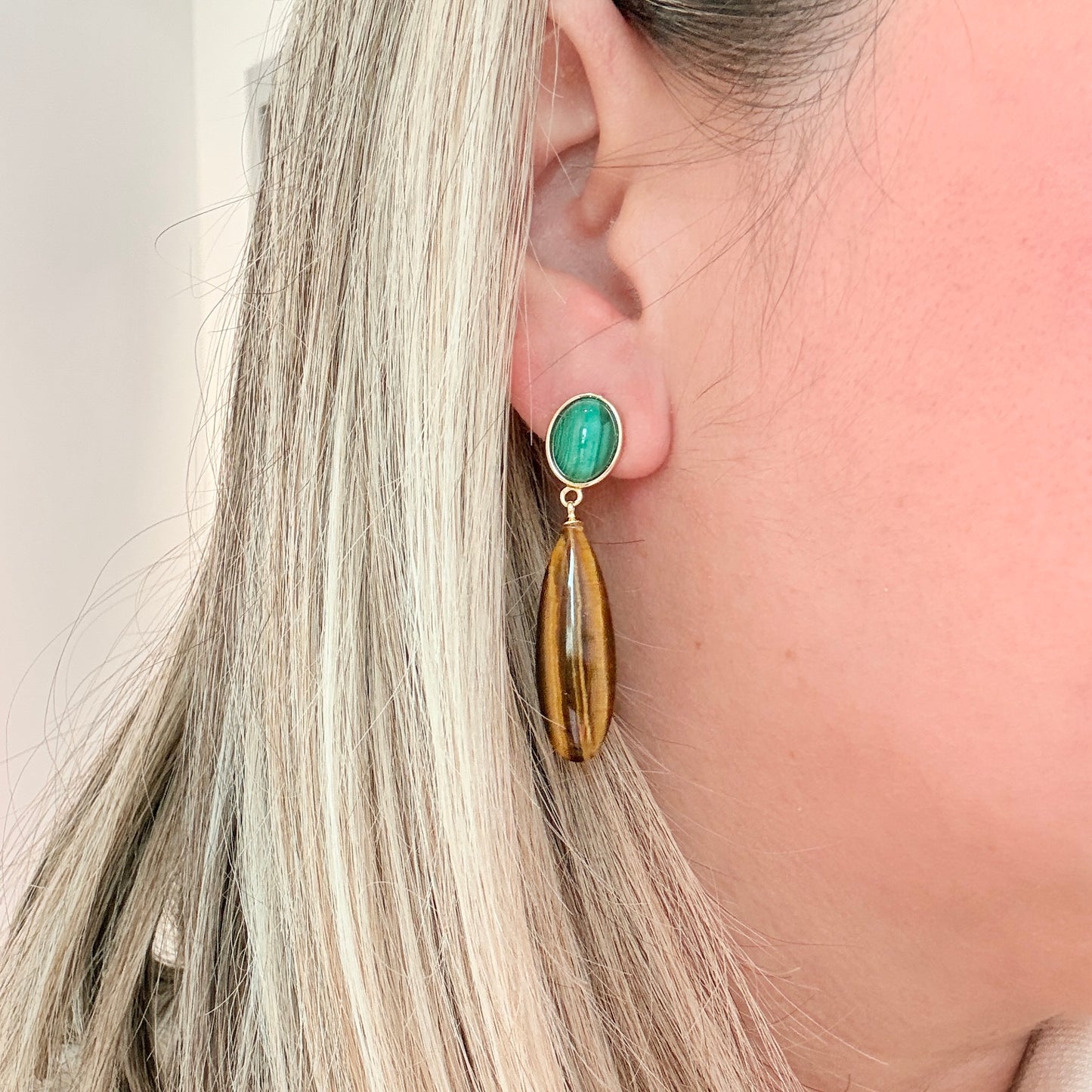 Cuarzo Long Earring