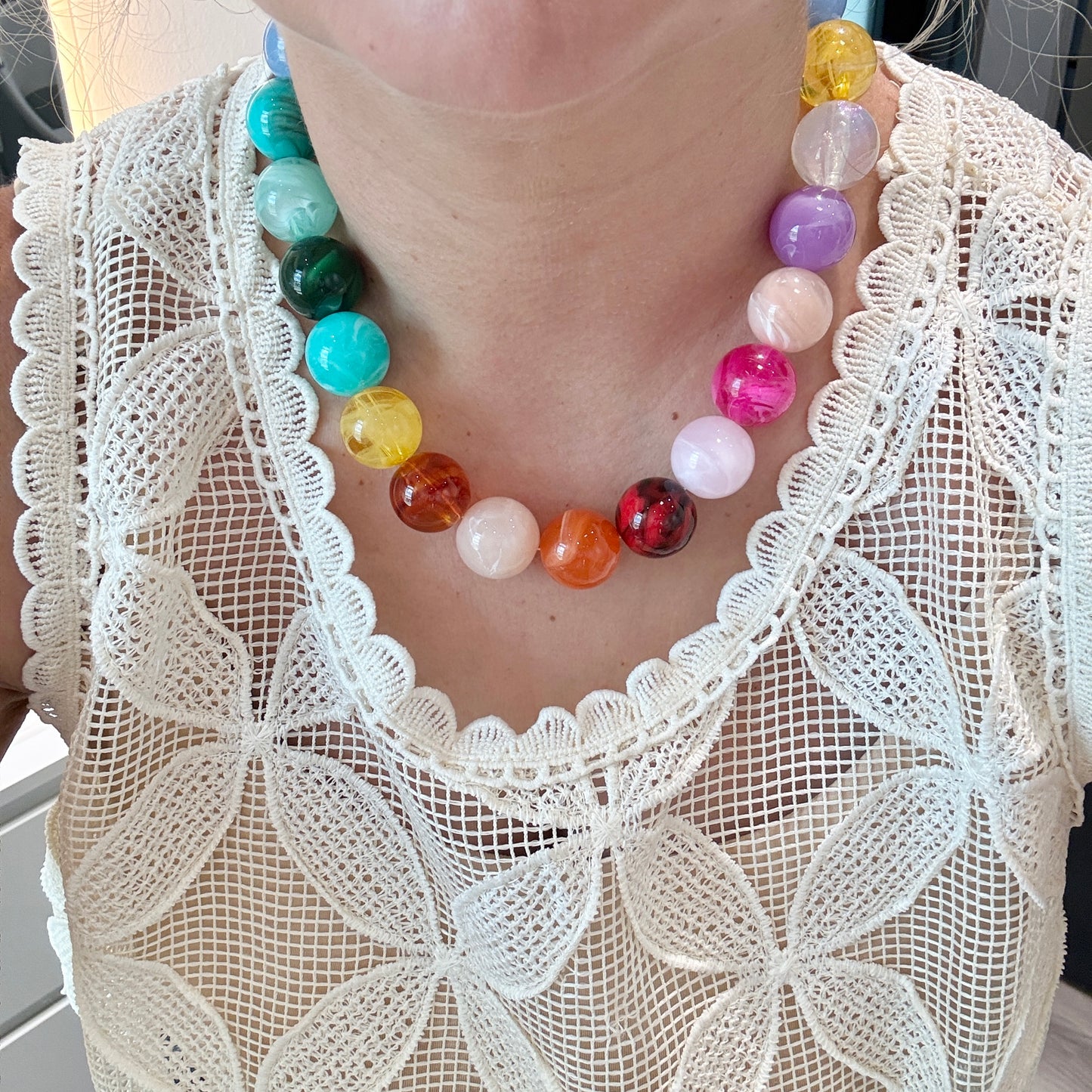 Bubble Gum Necklace