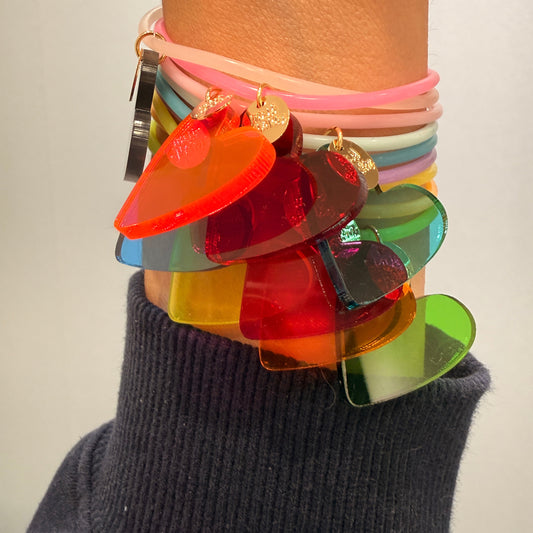 Jelly Bracelets Translucent Colors