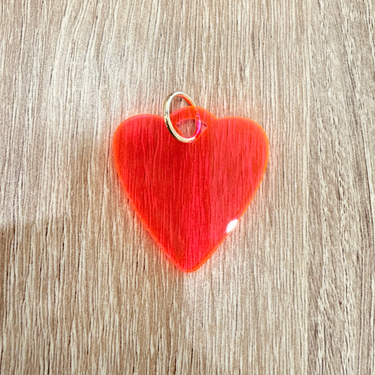 Muy Charm Translucent heart