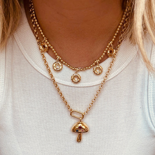 Mushroom Necklace