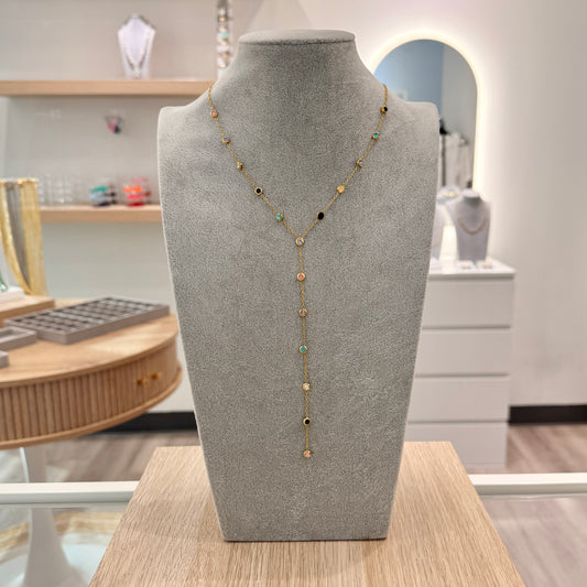 Multicolor lariat