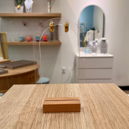 Mini Hoops gold earrings