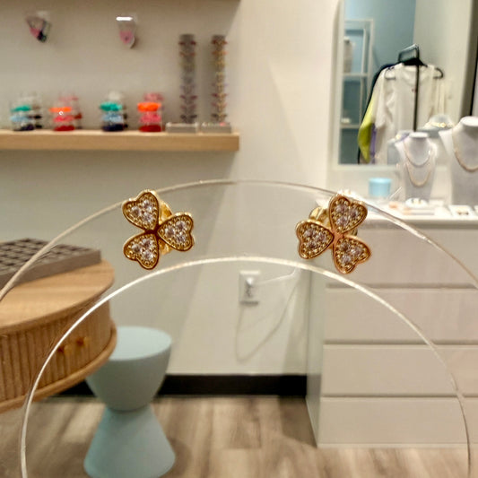 Mini trevol earrings