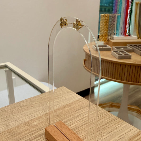 Mini trevol earrings