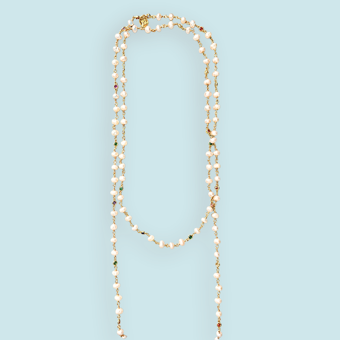 Multicolor Pearl Necklace