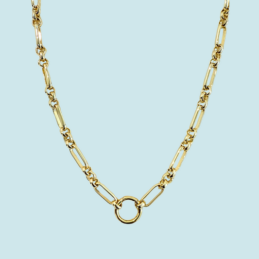 Gold chain necklace 
