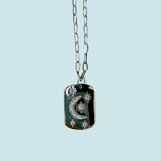 Military Silver Necklace