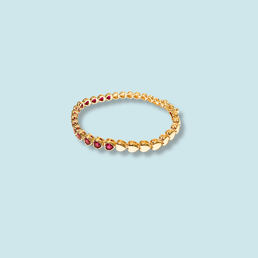 Small Hearts Bracelet (more colors available)