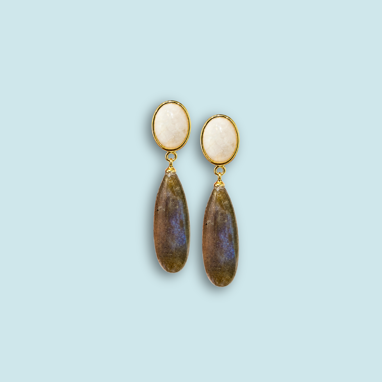 Cuarzo Long Earring