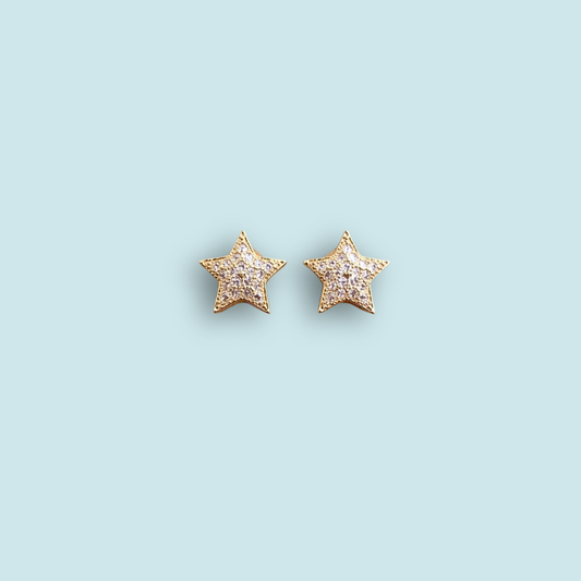 Mini star earrings