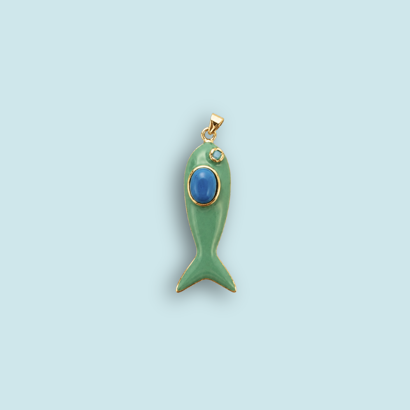 Stone Fish charm