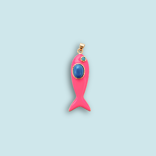 Stone Fish charm