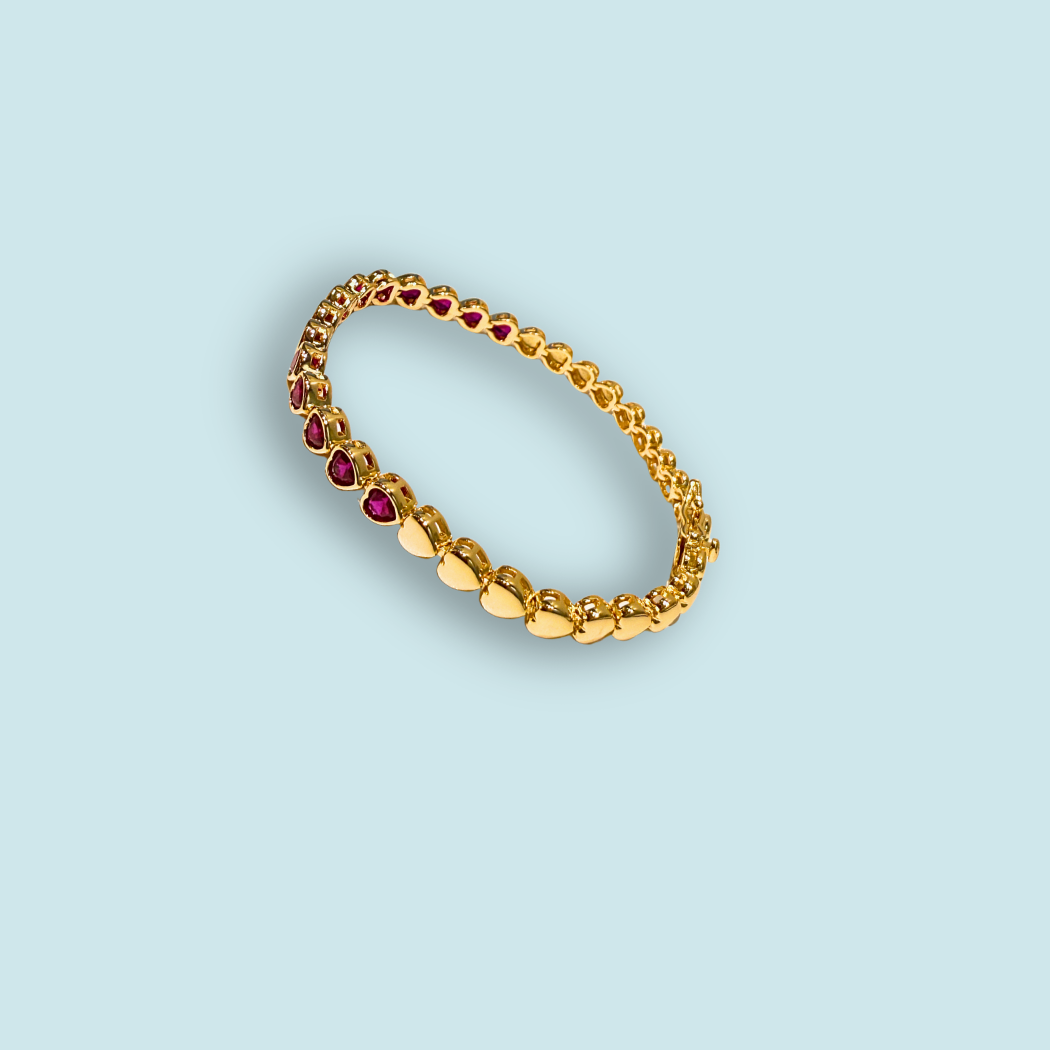 Small Hearts Bracelet (more colors available)